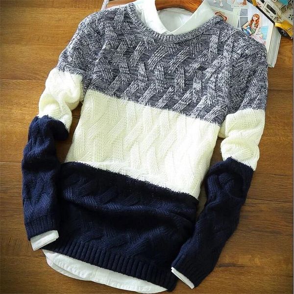 new arrivals patchwork streetwear 2018 autumn winter fashion casual mens basic sweater o-neck slim fit knited sweaters pullovers, White;black
new arrivals patchwork streetwear 2018 autumn winter fashion casual mens basic sweater o-neck slim fit knited sweaters pullovers, White;black