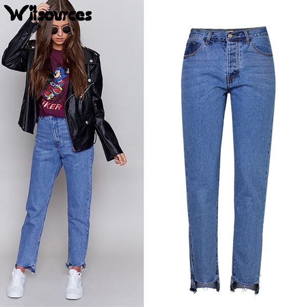 witsources women high waisted denim pants new fashion straight casual plus sized jeans sd4338, Blue
witsources women high waisted denim pants new fashion straight casual plus sized jeans sd4338, Blue