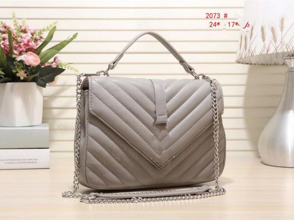 2018 Hot sell Designers women famous brand luxury PU LEATHER messenger handbags women's lady shoulder Travel bags Retail and Wholesale 2073