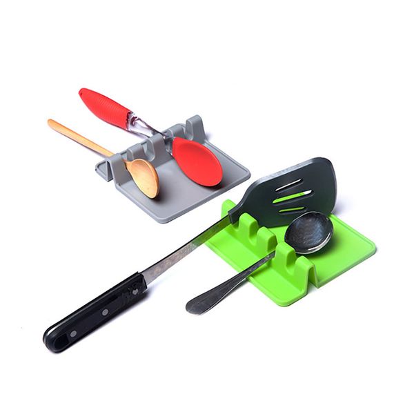 new kitchen utensil rest spoon pot pan lid pot shovel holder food grade silicone tools shelf gray and green fhh7-171a
new kitchen utensil rest spoon pot pan lid pot shovel holder food grade silicone tools shelf gray and green fhh7-171a
