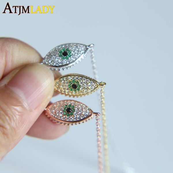 authentic 925 sterling silver eyes bracelet green clear cubic zircon adjustable link chain evil eye bracelets jewelry 2017, Golden;silver
authentic 925 sterling silver eyes bracelet green clear cubic zircon adjustable link chain evil eye bracelets jewelry 2017, Golden;silver