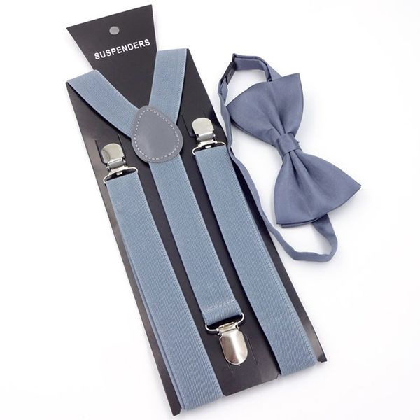 men elastic bowties suspenders set 3 clip-on y back suspender braces neck ties brace belt strap, Black;white
men elastic bowties suspenders set 3 clip-on y back suspender braces neck ties brace belt strap, Black;white