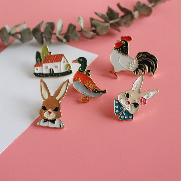 animal pin set cat dog panda bird penguin fox rabbit enamel pins cute lapel pins kawaii brooches animal jewelry, Gray
animal pin set cat dog panda bird penguin fox rabbit enamel pins cute lapel pins kawaii brooches animal jewelry, Gray