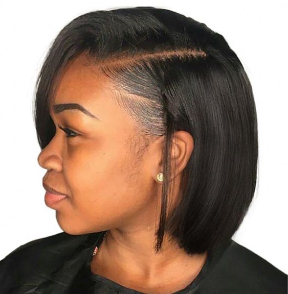 straight human hair bob wigs short remy hair wigs brazilian virgin hair side part lace front wigs for black women, Black;brown
straight human hair bob wigs short remy hair wigs brazilian virgin hair side part lace front wigs for black women, Black;brown