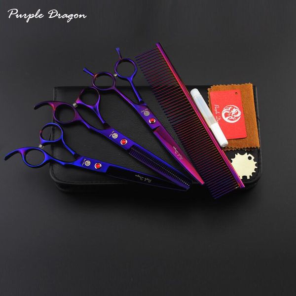 pet grooming scissors set 7 in. professional japan 440c dog shears hair cutting +curved+ thinning scissors with comb bag
pet grooming scissors set 7 in. professional japan 440c dog shears hair cutting +curved+ thinning scissors with comb bag
