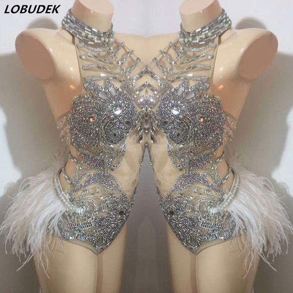 silver crystals bodysuit singer sparkling ds female costumes slim performance dress bar dj show party stage prom, Black;red
silver crystals bodysuit singer sparkling ds female costumes slim performance dress bar dj show party stage prom, Black;red