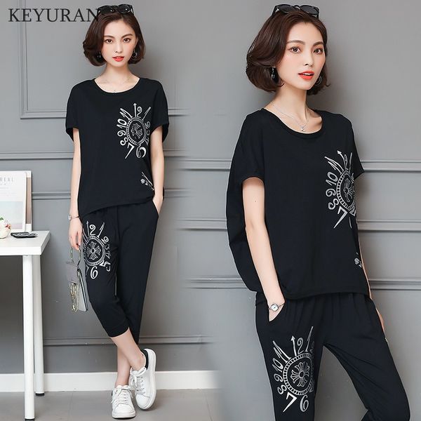 plus size 5xl women's elegant loose t-shirt + pants tracksuits 2pcs set summer new female and harem trousers costumes l2126, White
plus size 5xl women's elegant loose t-shirt + pants tracksuits 2pcs set summer new female and harem trousers costumes l2126, White