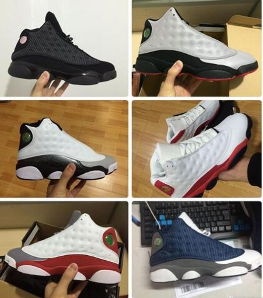 2018 with Box New Mens And Womens Basketball Shoes Sneakers for Men and Women 13S Black Cat Chicago Red French Blue Bred High
2018 with Box New Mens And Womens Basketball Shoes Sneakers for Men and Women 13S Black Cat Chicago Red French Blue Bred High