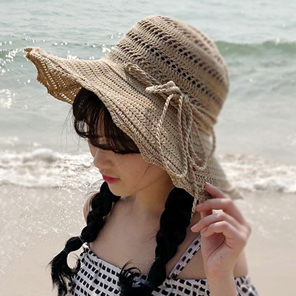 summer casual handmade crochet hollow lady along the multi-color sunhat collapsible sunscreen big sun beach hat, Blue;gray
summer casual handmade crochet hollow lady along the multi-color sunhat collapsible sunscreen big sun beach hat, Blue;gray