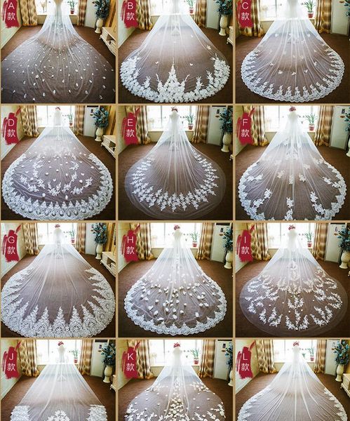 send gift shinning ivory 3.8 meters tulle applique bridal veils bridal headwear wedding accessories f714149, Black
send gift shinning ivory 3.8 meters tulle applique bridal veils bridal headwear wedding accessories f714149, Black