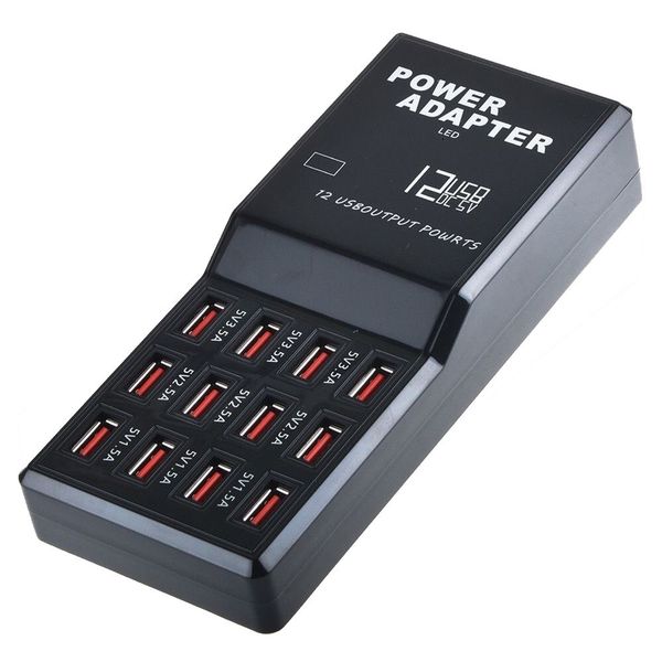 Зарядная станция 60 Вт 12 портов путешествия стены USB зарядное устройство адаптер п
Зарядная станция 60 Вт 12 портов путешествия стены USB зарядное устройство адаптер п