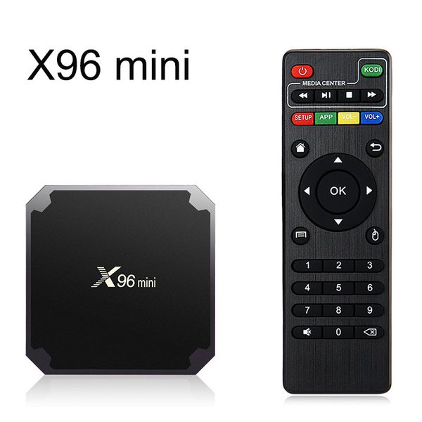 

Mini X96 Smart TV BOX S905W 2GB 16GB Android 7.1 Quad Core поддержка 2.4 G Беспроводной Wi-Fi 4K видео набор X96 IPTV