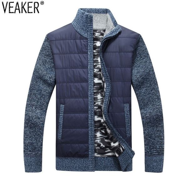 2018 new men's thick sweater coat male autumn winter down sweatercoat black blue gray zipper sweater jacket outerwear -3xl s18101801, White;black
2018 new men's thick sweater coat male autumn winter down sweatercoat black blue gray zipper sweater jacket outerwear -3xl s18101801, White;black