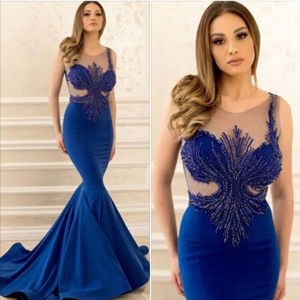mermaid royal blue evening gowns formal dresses beaded 2019 long backess prom dresses fat women, Black;red
mermaid royal blue evening gowns formal dresses beaded 2019 long backess prom dresses fat women, Black;red