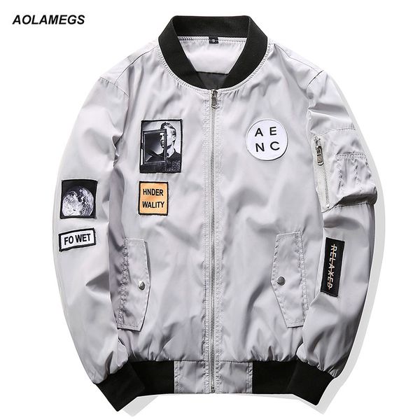 aolamegs men bomber jacket hip hop patch designs slim fit pilot jacket coat men women couples baseball uniform outerwear m-4xl, Black;brown
aolamegs men bomber jacket hip hop patch designs slim fit pilot jacket coat men women couples baseball uniform outerwear m-4xl, Black;brown
