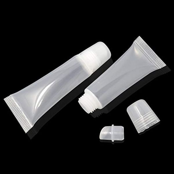 

8ml squeeze clear plastic слейте refillable мягкие тюбики бальзам для губ помада блеск для бутылок косметические контейнеры макияж box 10мл