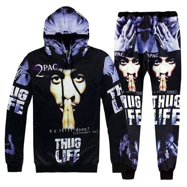 men's hip hop hoodies sets suit 3d tupac 2pac printed sports sweatshirt or pants casual hoodies and jogging joggers, Gray
men's hip hop hoodies sets suit 3d tupac 2pac printed sports sweatshirt or pants casual hoodies and jogging joggers, Gray