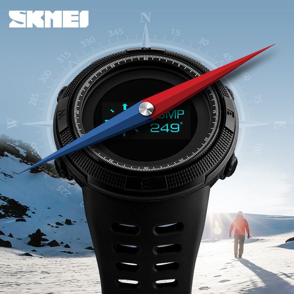 2018 new men's digital watch relogio masculino outdoor sport man clock watches compass thermometer brand wristwatch relojes, Slivery;brown 
2018 new men's digital watch relogio masculino outdoor sport man clock watches compass thermometer brand wristwatch relojes, Slivery;brown