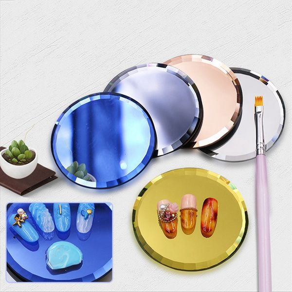 mirror glass color palette false nail tips display board tool practice showing shelf manicure nail art tool, White
mirror glass color palette false nail tips display board tool practice showing shelf manicure nail art tool, White