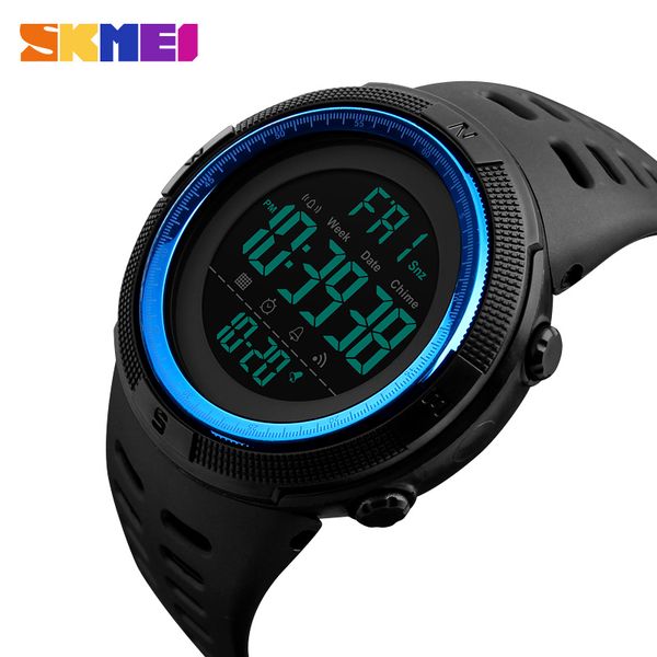 skmei brand men's fashion sports watches chrono countdown men waterproof digital watch man clock relogio masculino, Slivery;brown
skmei brand men's fashion sports watches chrono countdown men waterproof digital watch man clock relogio masculino, Slivery;brown
