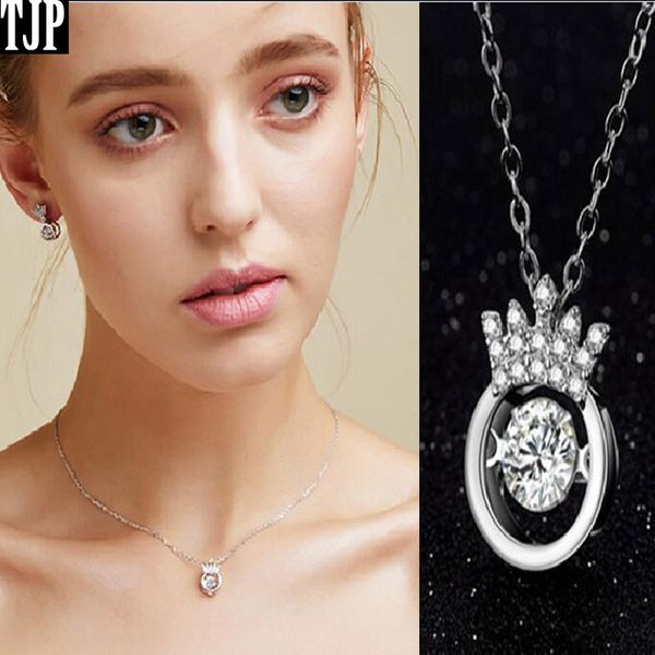 tjp trendy king crown pendant necklace 925 sterling silver choker shiny rhinestone women jewelry crystal wedding gifts
tjp trendy king crown pendant necklace 925 sterling silver choker shiny rhinestone women jewelry crystal wedding gifts