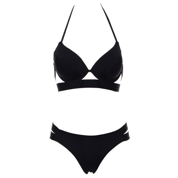 Solid Bikinis Women Black Bandage Swimsuit Sexy Push Up Swimwear Low Waist Bathing Suit Halter Bikinis Suit Swim
Solid Bikinis Women Black Bandage Swimsuit Sexy Push Up Swimwear Low Waist Bathing Suit Halter Bikinis Suit Swim