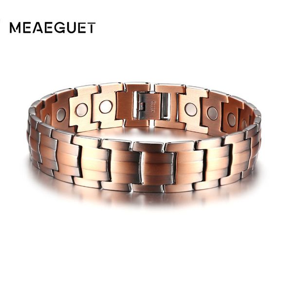 red copper bracelets magnetic therapy for men arthritis pain relief wristband stainless steel adjustable magnet bangle 8.5, Golden;silver
red copper bracelets magnetic therapy for men arthritis pain relief wristband stainless steel adjustable magnet bangle 8.5, Golden;silver