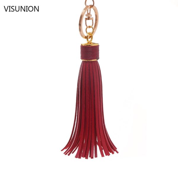 pu leather hanging tassel keychains gold key holder metal key chain keyring charm bag auto pendant car ring bag accessory, Silver
pu leather hanging tassel keychains gold key holder metal key chain keyring charm bag auto pendant car ring bag accessory, Silver