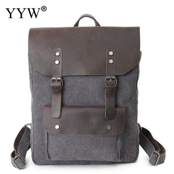 casual men canvas travel backpack men's vintage student school bag large capacity laprucksack canvas bookbag rucksack
casual men canvas travel backpack men's vintage student school bag large capacity laprucksack canvas bookbag rucksack