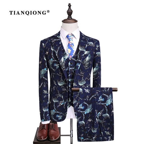 tian qiong new fashion blazers men suit jacket casual slim fit prom groom business host wedding printing suit tuxedos, White;black
tian qiong new fashion blazers men suit jacket casual slim fit prom groom business host wedding printing suit tuxedos, White;black