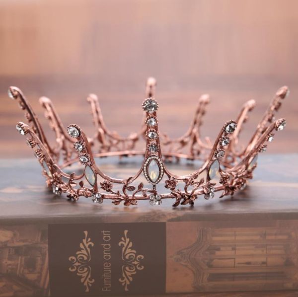 new bridal headwear baroque retro whole circle drill crown wedding accessories, Silver
new bridal headwear baroque retro whole circle drill crown wedding accessories, Silver