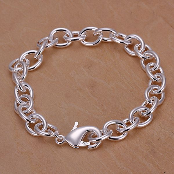 fine 925 sterling silver bracelet,xmas new style 925 silver chain charm bracelet for women men fashion jewelry gift link italy percing h89, Black
fine 925 sterling silver bracelet,xmas new style 925 silver chain charm bracelet for women men fashion jewelry gift link italy percing h89, Black