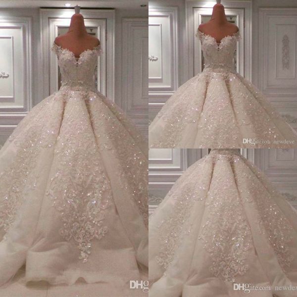 luxury crystal wedding dress bling bling beaded lace ball gown weddig dresses bridal gowns custom made, White
luxury crystal wedding dress bling bling beaded lace ball gown weddig dresses bridal gowns custom made, White