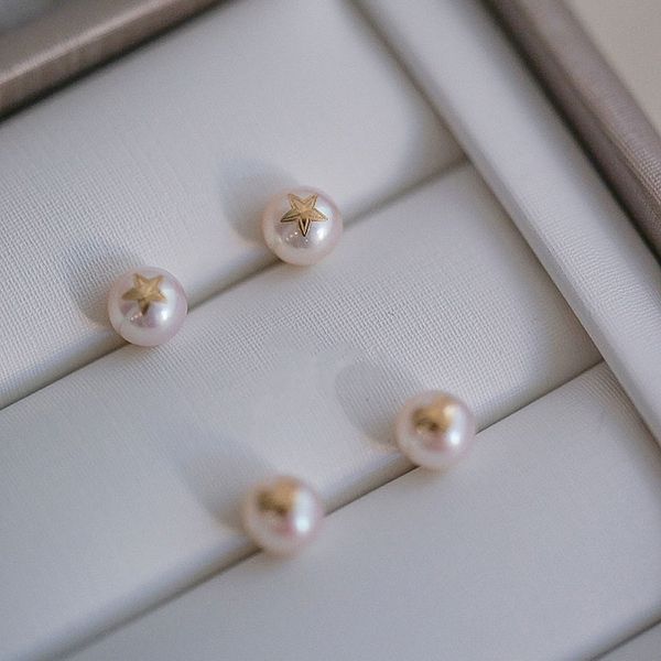 popular 18k light luxury single earrings 6-6.5mm pearl earrings fashion ball wild temperament women, Golden;silver
popular 18k light luxury single earrings 6-6.5mm pearl earrings fashion ball wild temperament women, Golden;silver