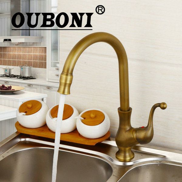 ouboni 360 swivel kitchen faucet antique brass basin sink lavatory kitchen faucets torneira faucets,mixers & taps
ouboni 360 swivel kitchen faucet antique brass basin sink lavatory kitchen faucets torneira faucets,mixers & taps