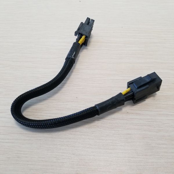 видеокарта 6pin мужчина к процессору 8pin женский блок питания удлинительный кабель с чистой крышкой 10 см
видеокарта 6pin мужчина к процессору 8pin женский блок питания удлинительный кабель с чистой крышкой 10 см