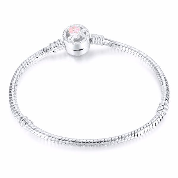 17-21cm silver flower clip snake chain fit original bracelet charm diy bead bangles jewelry for men women cl004, Black
17-21cm silver flower clip snake chain fit original bracelet charm diy bead bangles jewelry for men women cl004, Black