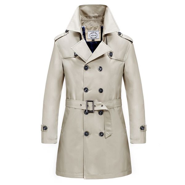 men's jacket new long windbreaker men's thin section anti-wrinkle double-breasted men trench coat, Tan;black
men's jacket new long windbreaker men's thin section anti-wrinkle double-breasted men trench coat, Tan;black