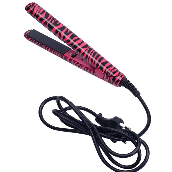 new professional hairstyling mini portable ceramic flat zebra hair straightener irons styling tools, Black
new professional hairstyling mini portable ceramic flat zebra hair straightener irons styling tools, Black