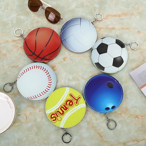 creative lovely coin purse cartoons basketball football shape coin bag mini storage bag with key ring lc829-1, White
creative lovely coin purse cartoons basketball football shape coin bag mini storage bag with key ring lc829-1, White