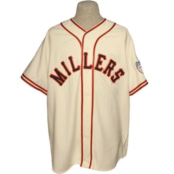 Minneapolis Millers 1951 Home Jersey 100% Stitched Embroidery Logos Vintage Baseball Jerseys Custom Any Name Any Number Free Shipping
Minneapolis Millers 1951 Home Jersey 100% Stitched Embroidery Logos Vintage Baseball Jerseys Custom Any Name Any Number Free Shipping