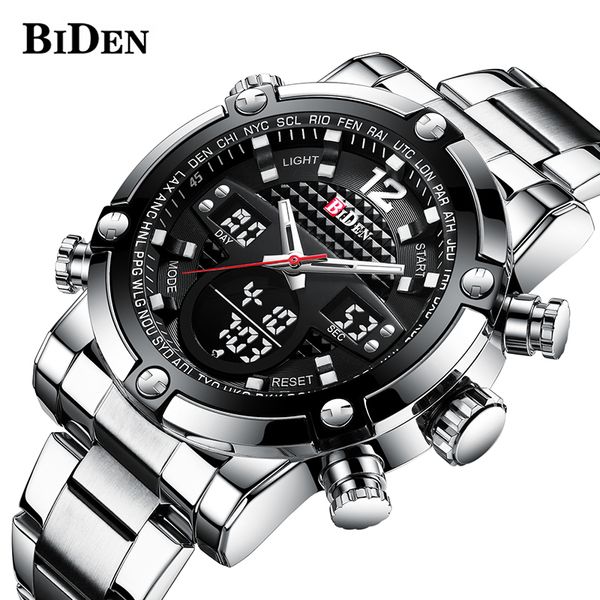 biden brand fashion men sport digital watch silicone led satch waterproof diving wristwatch relogio masculino, Slivery;brown
biden brand fashion men sport digital watch silicone led satch waterproof diving wristwatch relogio masculino, Slivery;brown