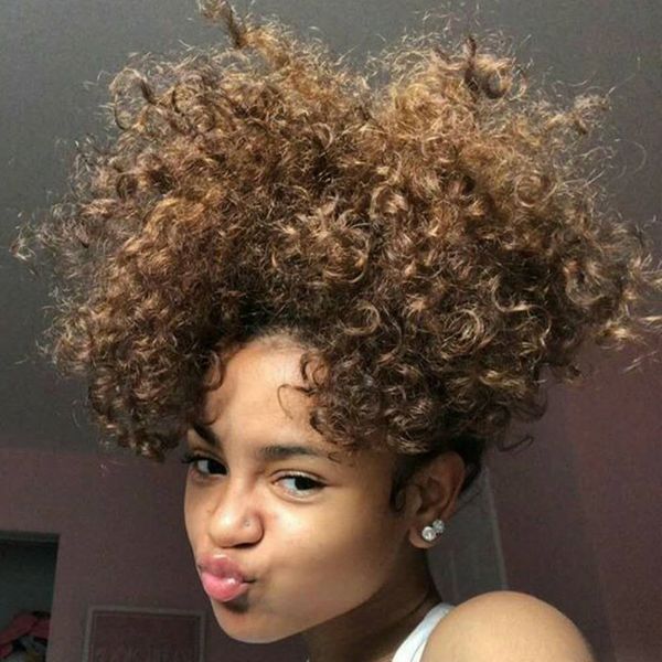 afro kinky curly human hair ponytail extensions 140g dark brown drawstring human hair clip in ponytail malaysian remy hair, Black
afro kinky curly human hair ponytail extensions 140g dark brown drawstring human hair clip in ponytail malaysian remy hair, Black