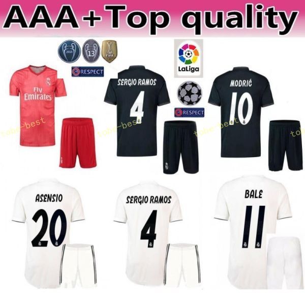 La Liga Real Madrid 10 Luka Modric Jersey Set Soccer 11 Gareth Bale 20 Marco Asensio Football Shirt Kits Uniform Custom Name Number
La Liga Real Madrid 10 Luka Modric Jersey Set Soccer 11 Gareth Bale 20 Marco Asensio Football Shirt Kits Uniform Custom Name Number