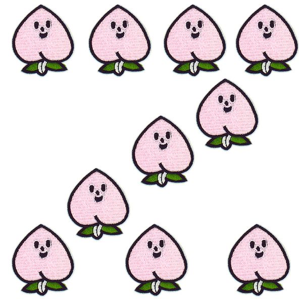 10pcs delicious peaches patches for sew glue embroidery clothing patches appliques apparel for kid garment iron on transfer patch diy craft, Black
10pcs delicious peaches patches for sew glue embroidery clothing patches appliques apparel for kid garment iron on transfer patch diy craft, Black