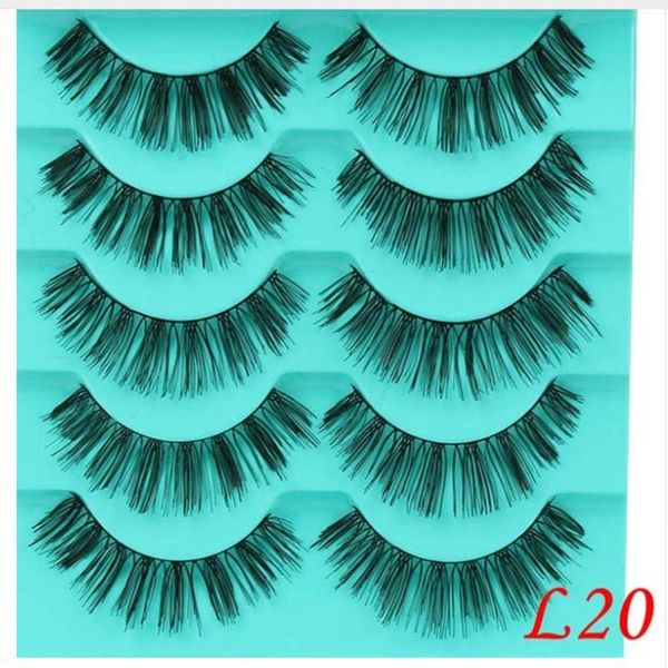 women lady natural handmade transparent band 5 pairs/box thick false eyelashes cross fake eye lashes type l20 makeup tools
women lady natural handmade transparent band 5 pairs/box thick false eyelashes cross fake eye lashes type l20 makeup tools