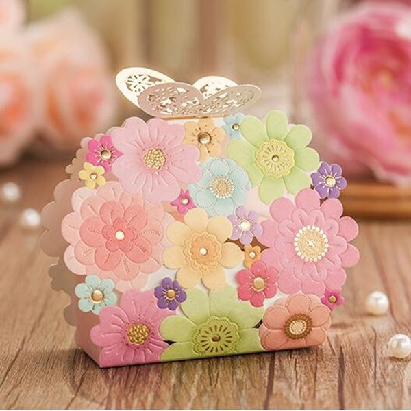 2017 new pink flower butterfly laser cut elegant luxury decoration party wedding events supplies paper candy box for guest
2017 new pink flower butterfly laser cut elegant luxury decoration party wedding events supplies paper candy box for guest