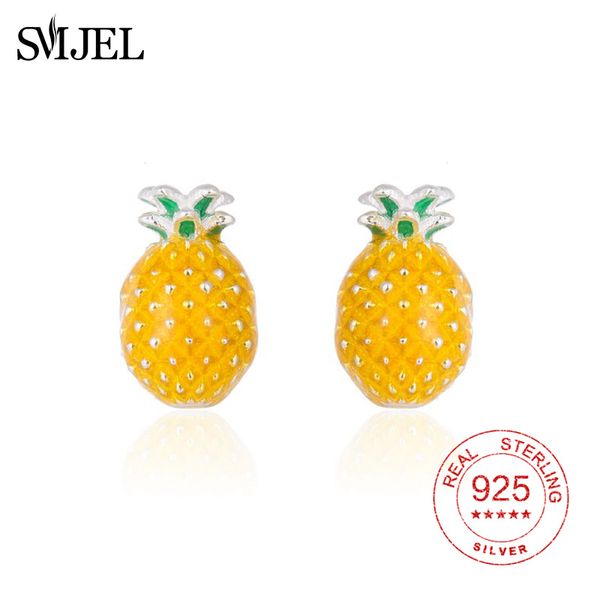 smjel 925 sterling silver pineapple earrings trendy cute fruit birthday party earrings for women silver jewelry gift, Golden;silver
smjel 925 sterling silver pineapple earrings trendy cute fruit birthday party earrings for women silver jewelry gift, Golden;silver