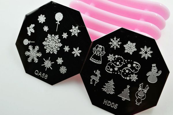hd05/qa58 xmas snowflake nail art stamp template winter style nail stamping plate christmas snow stamp plate template, White
hd05/qa58 xmas snowflake nail art stamp template winter style nail stamping plate christmas snow stamp plate template, White