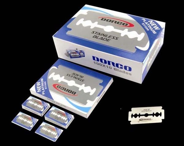 A uper harp 200 pc lot dorco platnum t300 tainle teel knife men double edge having blade afety razor blade haver
A uper harp 200 pc lot dorco platnum t300 tainle teel knife men double edge having blade afety razor blade haver